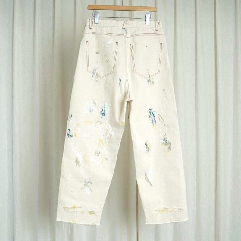 saby サバイ】 KAMATA DENIM TROUSERS TYPE01 - Remake Paint