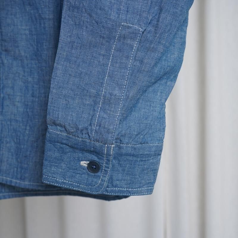 YAECA 䥨 LIKE WEAR CHAMBRAY SHIRT / INDIGO