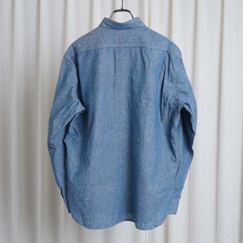 YAECA 䥨 LIKE WEAR CHAMBRAY SHIRT / INDIGO