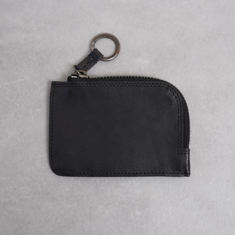 tagliovivo ꥪ  SMALL ZIPPED WALLET / H.D. CULATTA BLACK