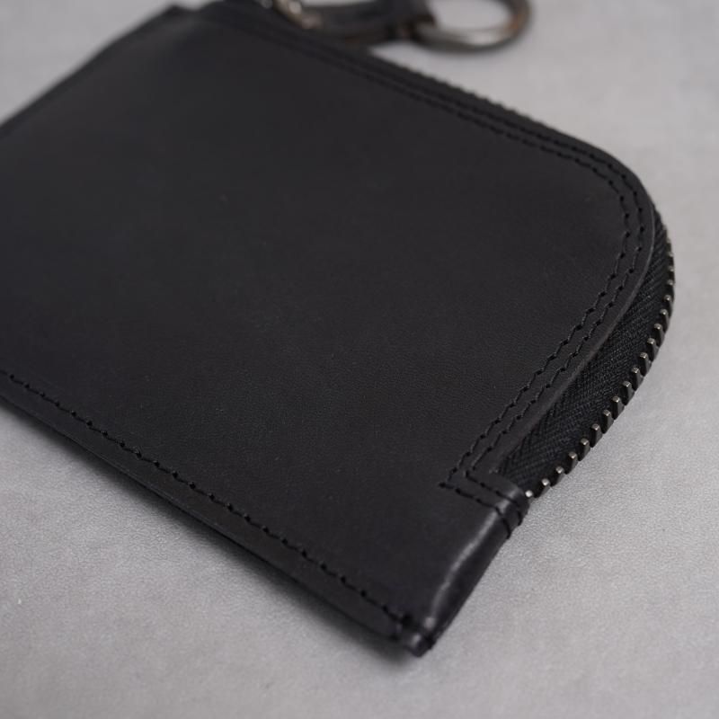 tagliovivo ꥪ  SMALL ZIPPED WALLET / H.D. CULATTA BLACK