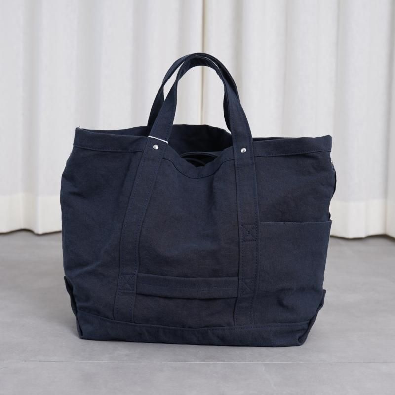 【YAECA ヤエカ】 CANVAS DESIGN TOOL BAG M / KUSAKI NAVY
