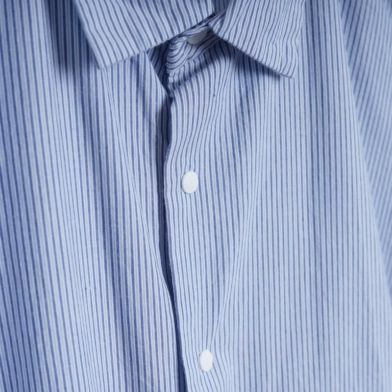 YAECA 䥨 COMFORT SHIRT RELAX SQUARE / BLUE STRIPE