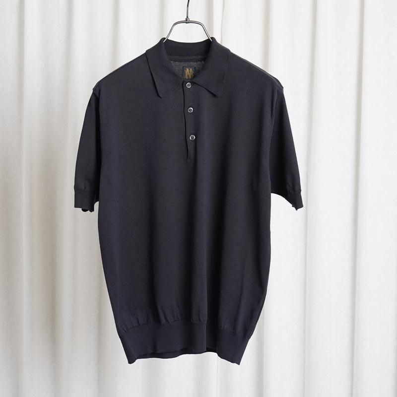 BATONER Хȥʡ THE SEAISLAND COTTON HIGH GAUGE POLO S/S / NAVY
