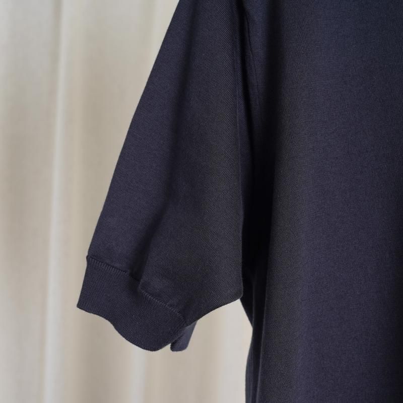 BATONER Хȥʡ THE SEAISLAND COTTON HIGH GAUGE POLO S/S / NAVY

