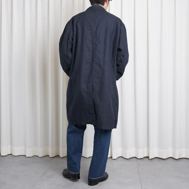 Porter Classic ݡ饷å  FARMER'S LINEN WORK COAT / NAVY