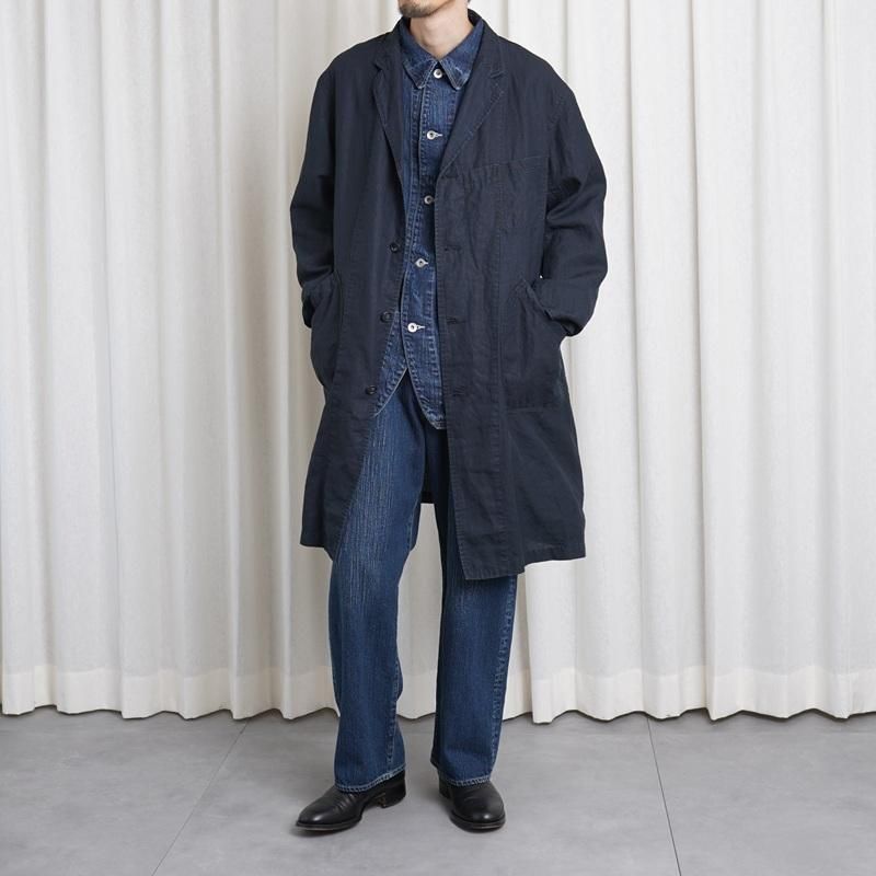 Porter Classic ݡ饷å  FARMER'S LINEN WORK COAT / NAVY