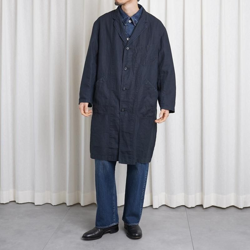 Porter Classic ݡ饷å  FARMER'S LINEN WORK COAT / NAVY