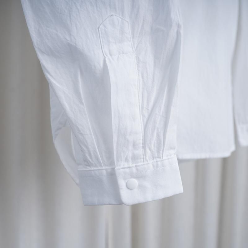 YAECA 䥨 COMFORT SHIRT RELAX LONG / WHITE