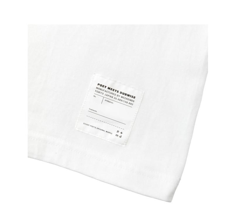 POET MEETS DUBWISE ݥå ߡ ֥磻 PMD LOGO T-SHIRT / WHITE