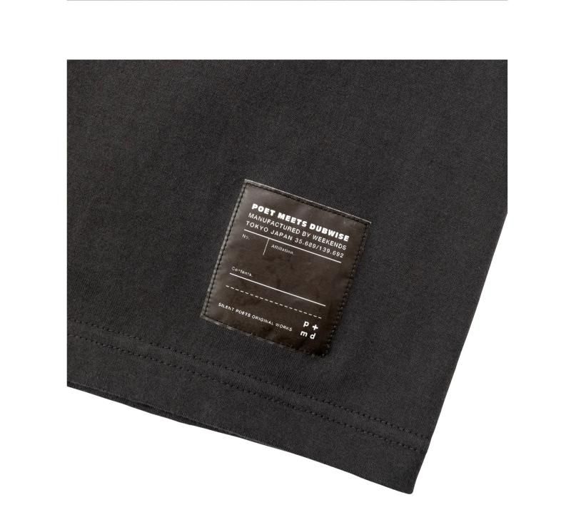 POET MEETS DUBWISE ݥå ߡ ֥磻 PMD LOGO T-SHIRT / SUMI