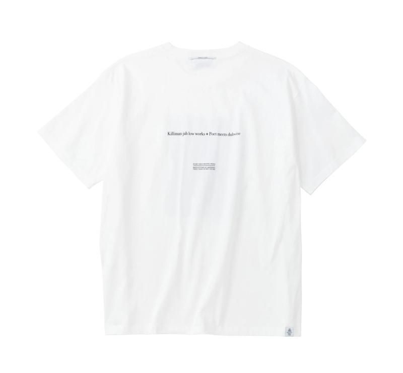 POET MEETS DUBWISE ݥå ߡ ֥磻 KILLIMAN JAH LOW COLLAGE #2 T-SHIRT / WHITE