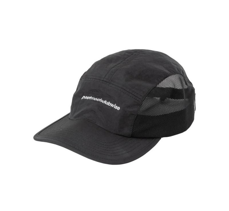【POET MEETS DUBWISE ポエット ミーツ ダブワイズ】 PMD ACTIVE CAP PMD EMBROIDERY / BLACK