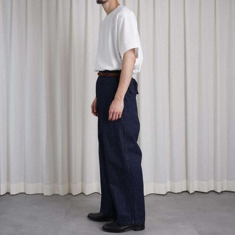 YAECA 䥨 LIKE WEAR BAKER PANTS / INDIGO
