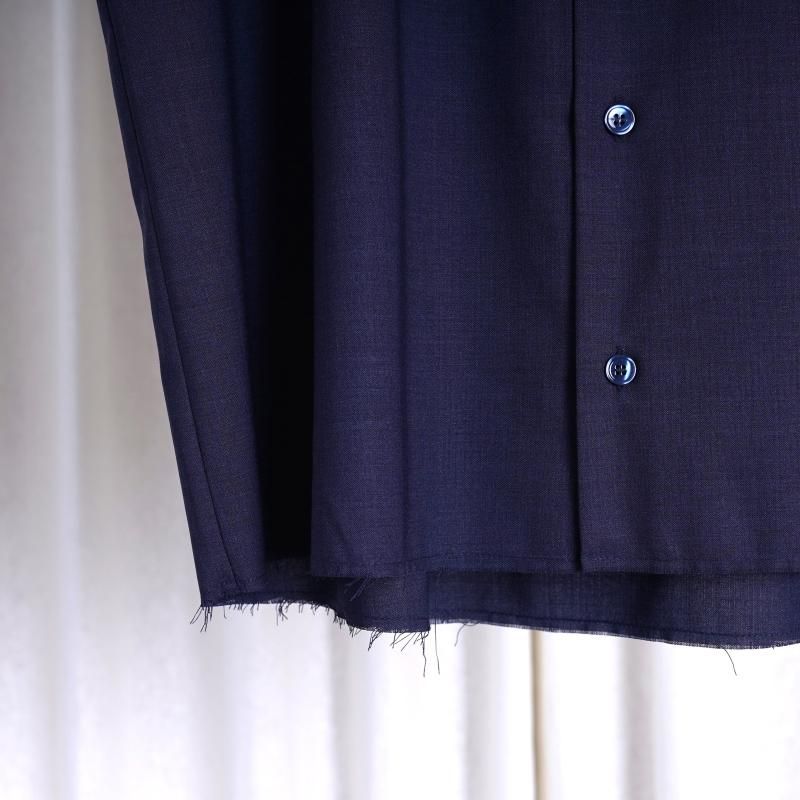 GABRIELA COLL GARMENTS ֥ꥨ  ġ LORO PIANA FINE WOOL SLEEVELESS BLOUSE / BLUE