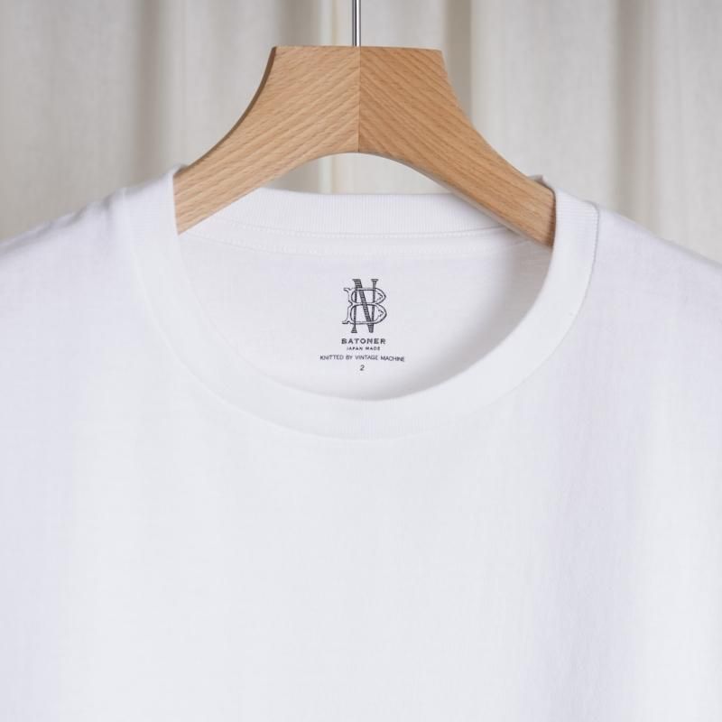 BATONER Хȥʡ MERIYASU T-SHIRT / WHITE
