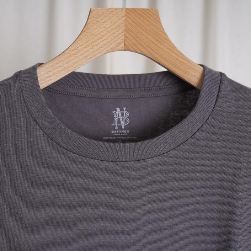 BATONER Хȥʡ MERIYASU T-SHIRT / GRAY
