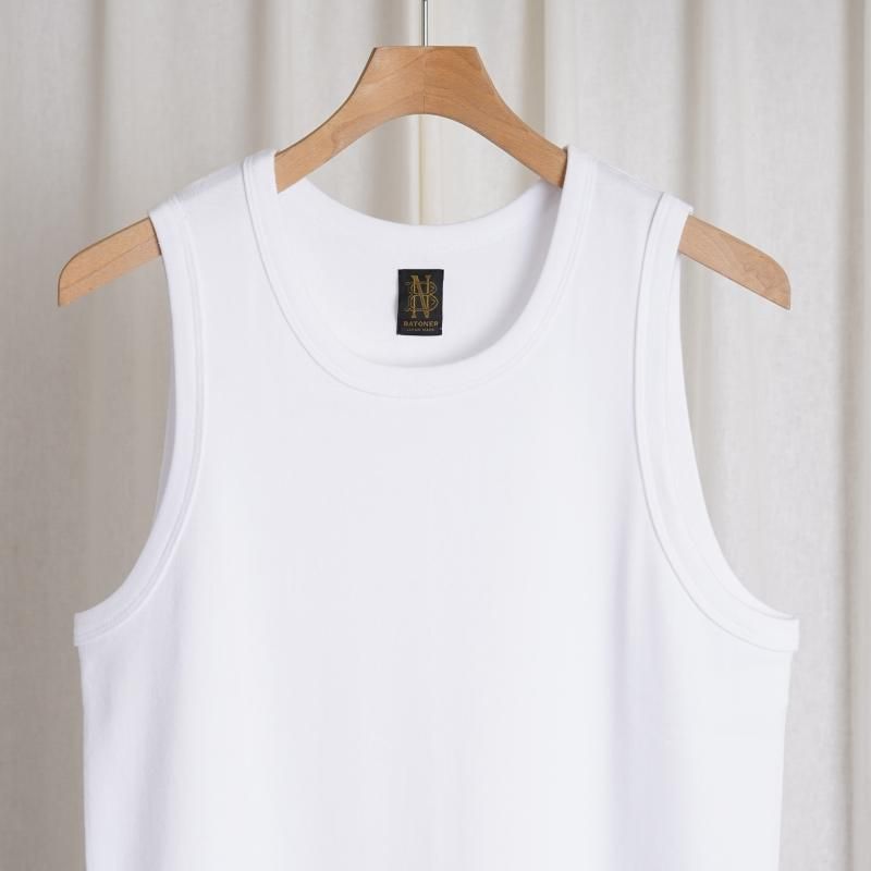 24SSۡBATONER Хȥʡ SUPER SOFT SEAMLESS INNER TANKTOP / WHITE