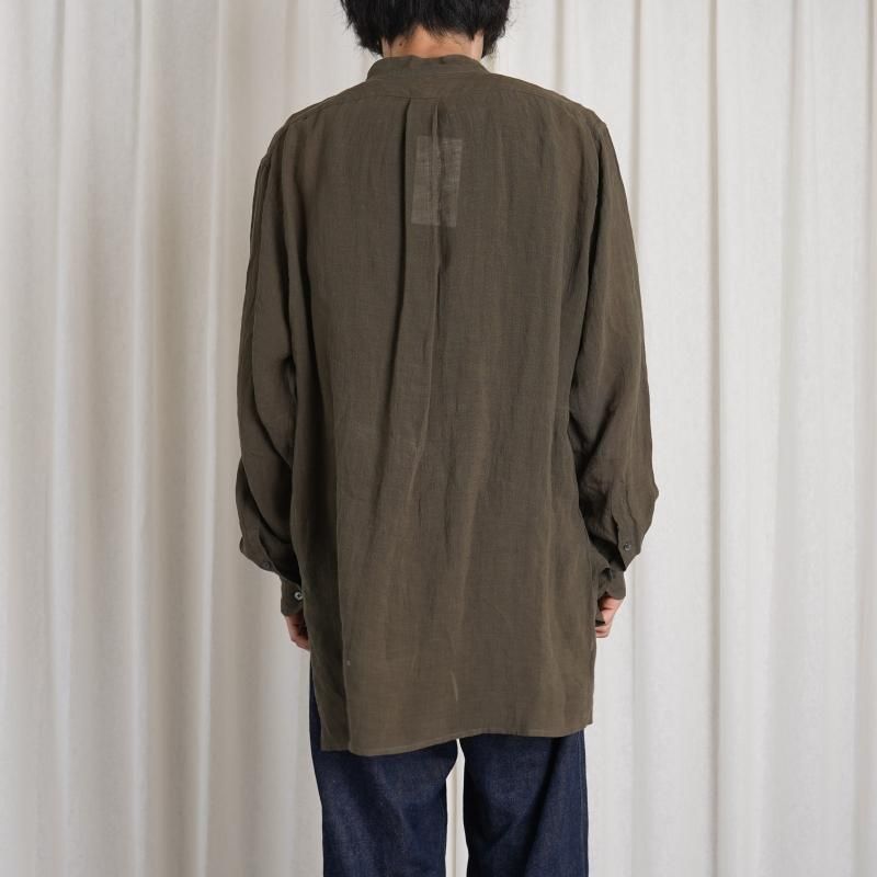  MAATEESONS ޡƥɥ󥺡 PULL OVER SHIRTS S LINEN / KHAKI