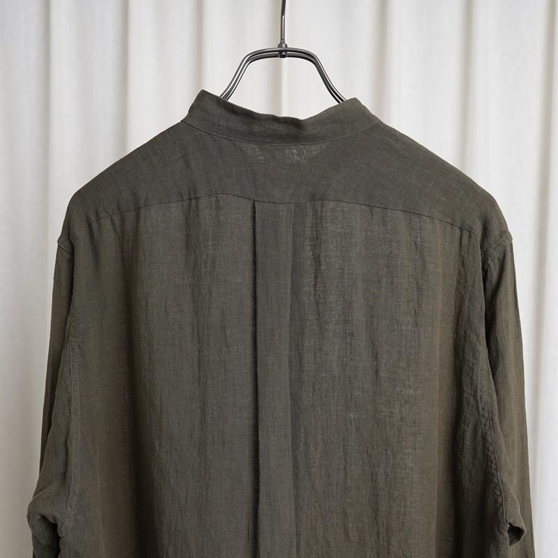  MAATEESONS ޡƥɥ󥺡 PULL OVER SHIRTS S LINEN / KHAKI