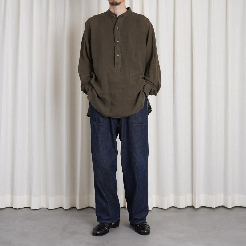 MAATEESONS ޡƥɥ󥺡 PULL OVER SHIRTS S LINEN / KHAKI