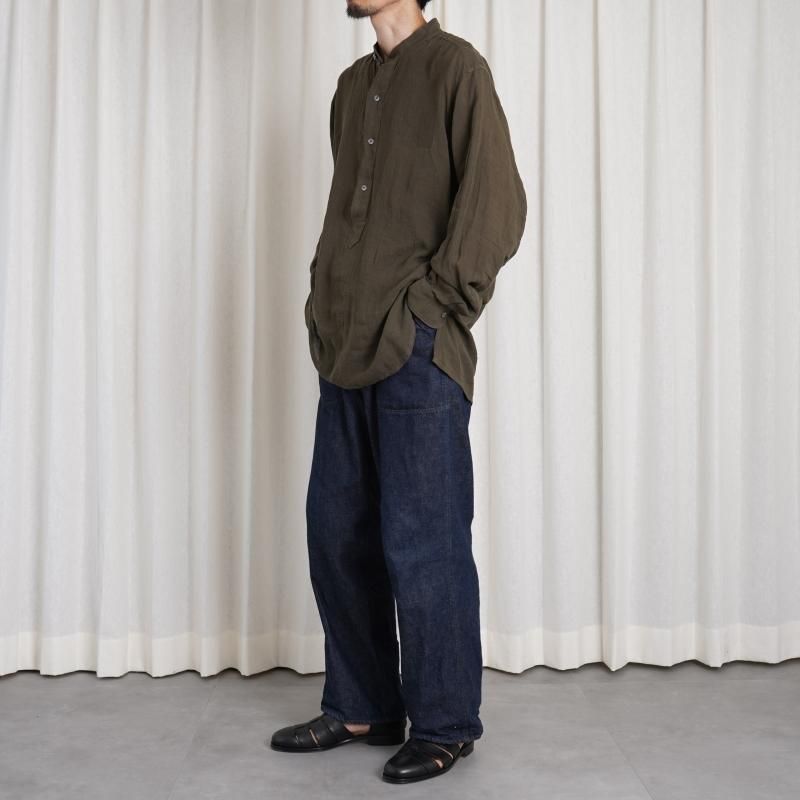  MAATEESONS ޡƥɥ󥺡 PULL OVER SHIRTS S LINEN / KHAKI
