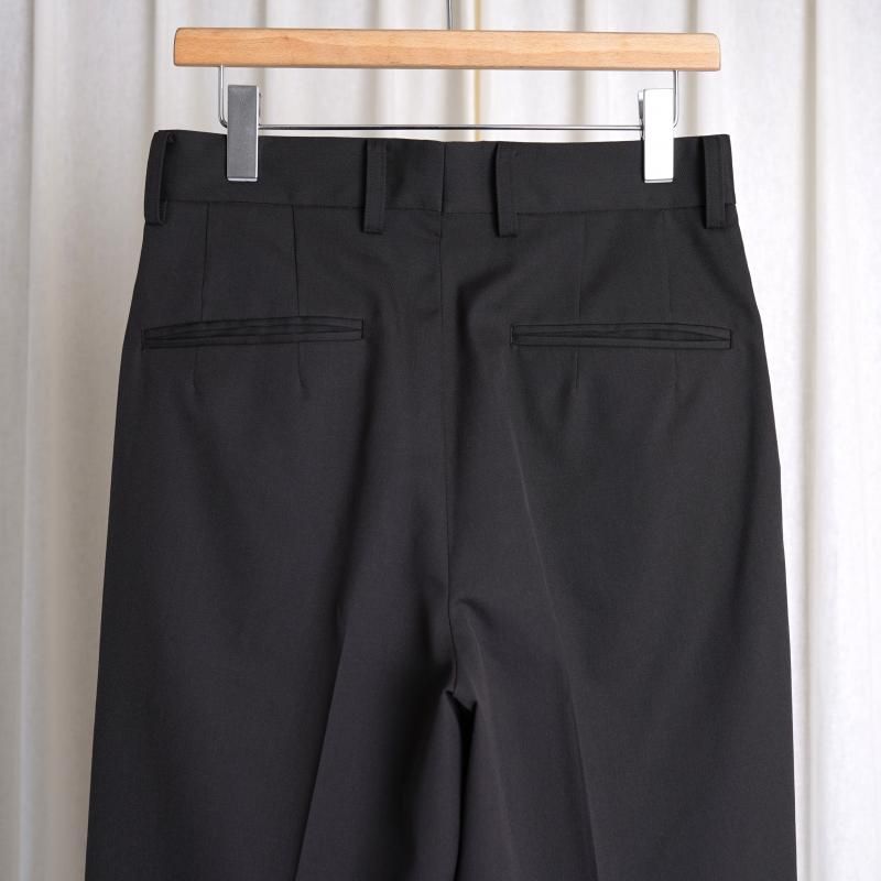 ssstein 奿 LONG WIDE TROUSERS / GREY KHAKI