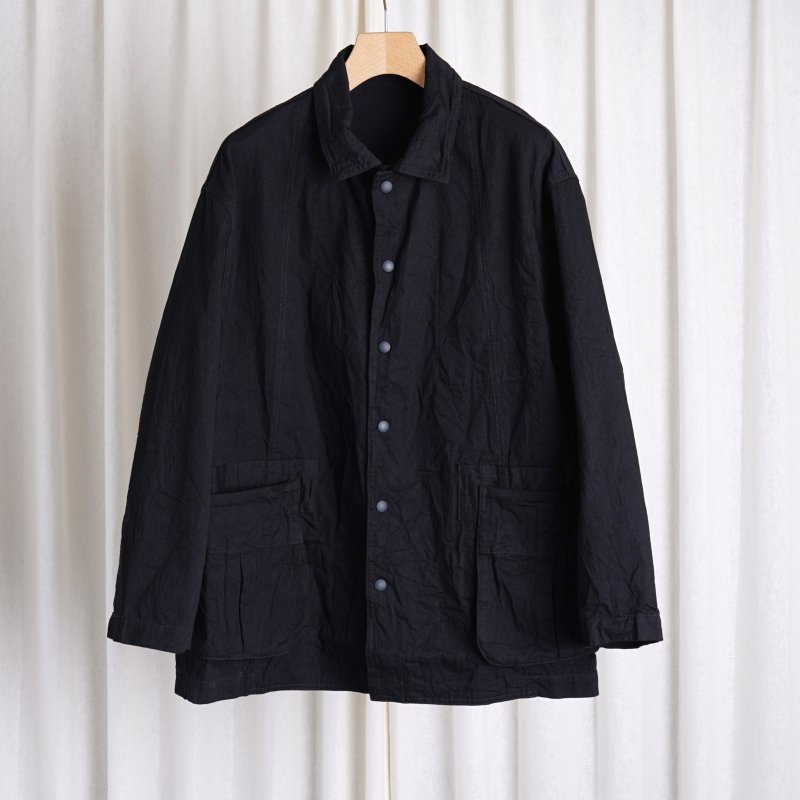 Porter Classic ポータークラシック】 CLASSIC DENIM MIL-SHIRT JACKET / BLACK - Avelia  ONLINE STORE