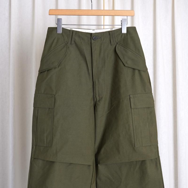 CIOTA  M-65 FIELD PANTS (SLUB YARN) / DARK OLIVE