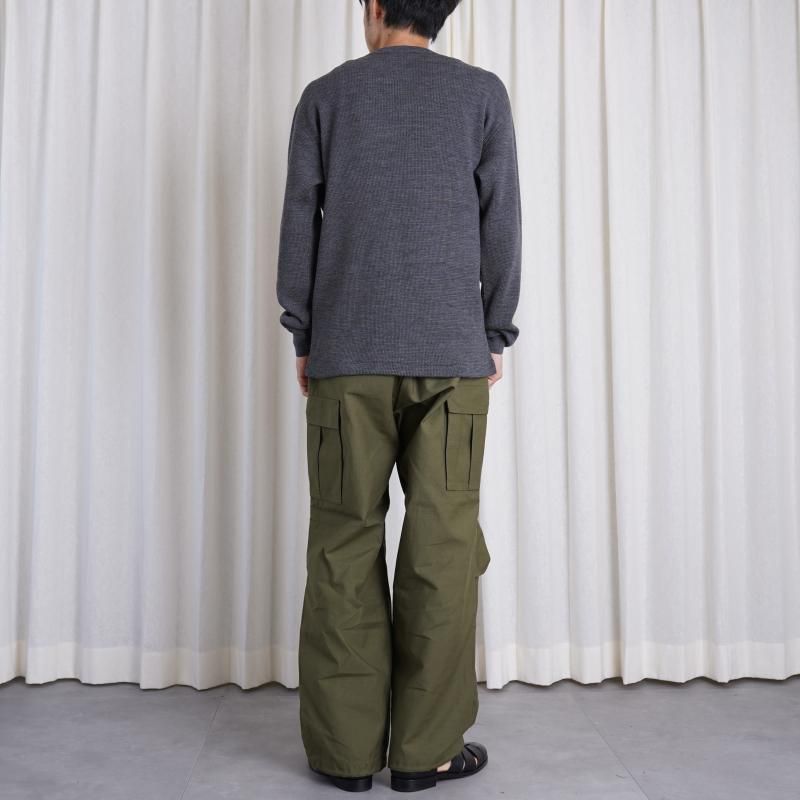 CIOTA  M-65 FIELD PANTS (SLUB YARN) / DARK OLIVE