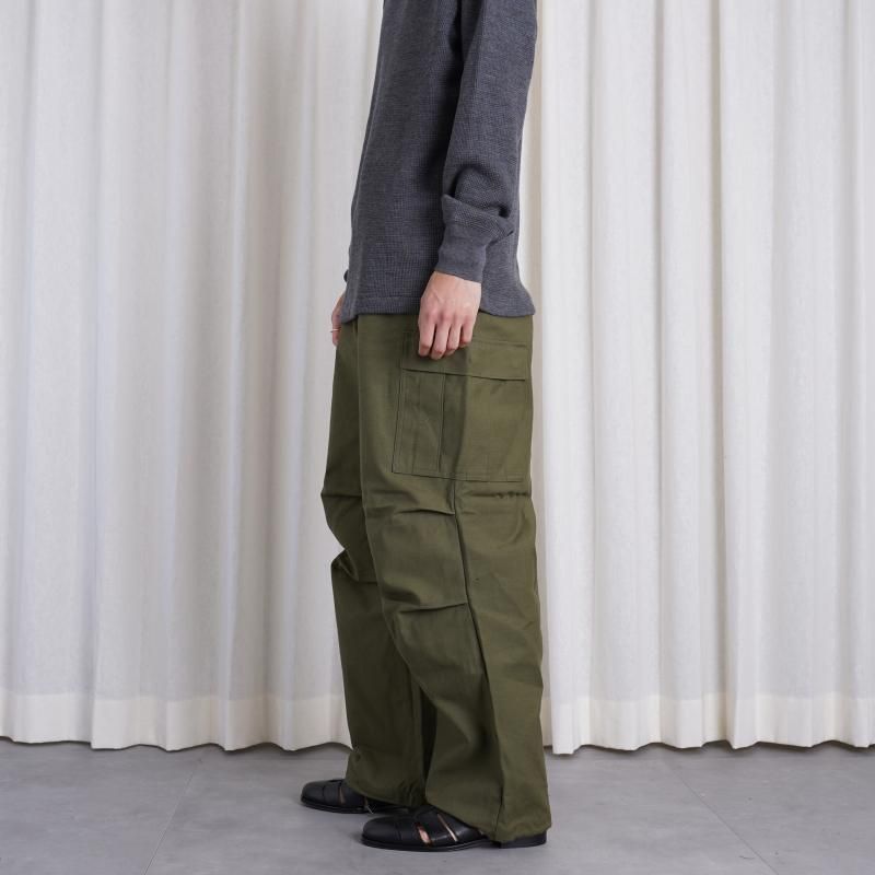 CIOTA  M-65 FIELD PANTS (SLUB YARN) / DARK OLIVE