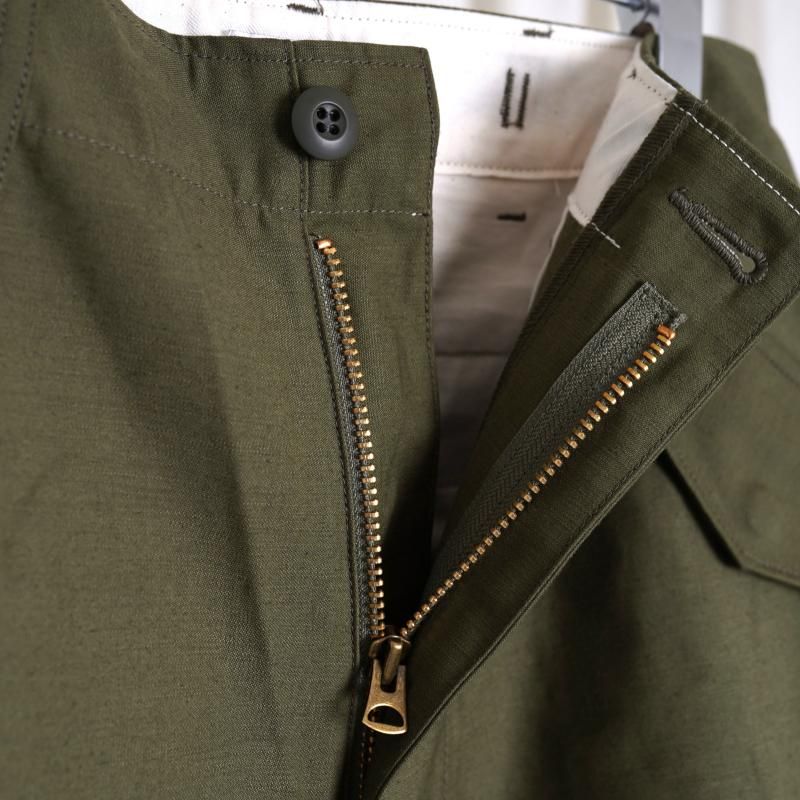 CIOTA  M-65 FIELD PANTS (SLUB YARN) / DARK OLIVE