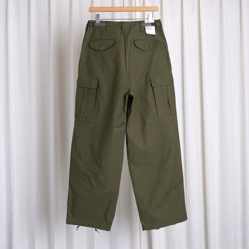 CIOTA  M-65 FIELD PANTS (SLUB YARN) / DARK OLIVE