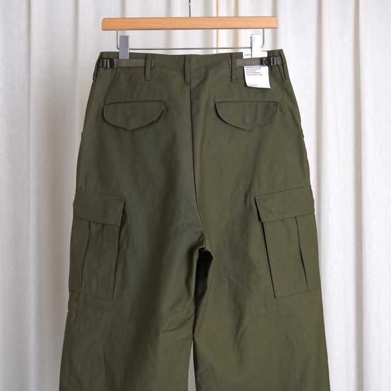 CIOTA  M-65 FIELD PANTS (SLUB YARN) / DARK OLIVE