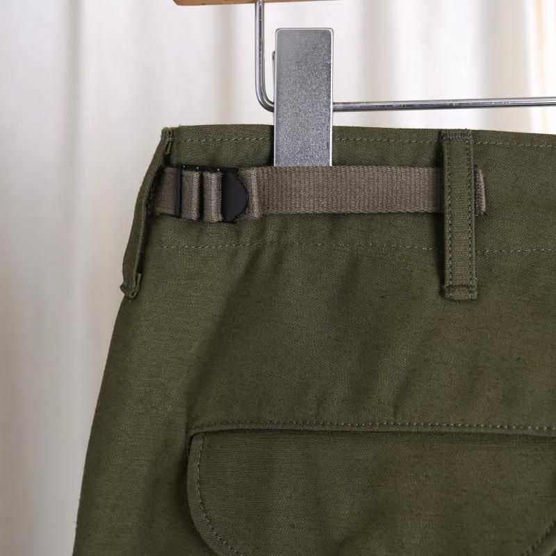 CIOTA  M-65 FIELD PANTS (SLUB YARN) / DARK OLIVE