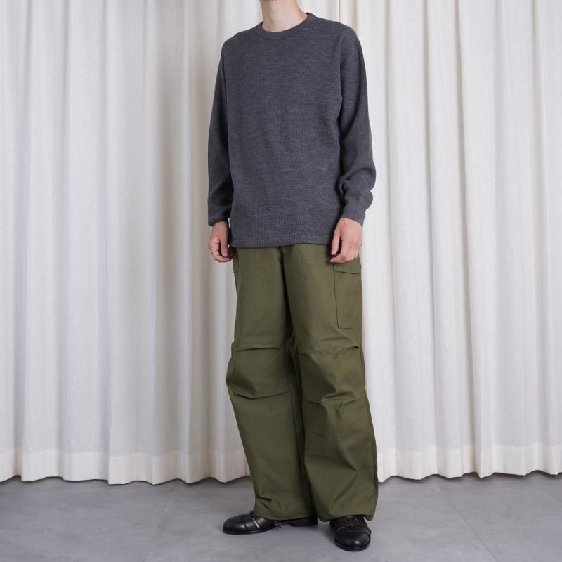 CIOTA  M-65 FIELD PANTS (SLUB YARN) / DARK OLIVE