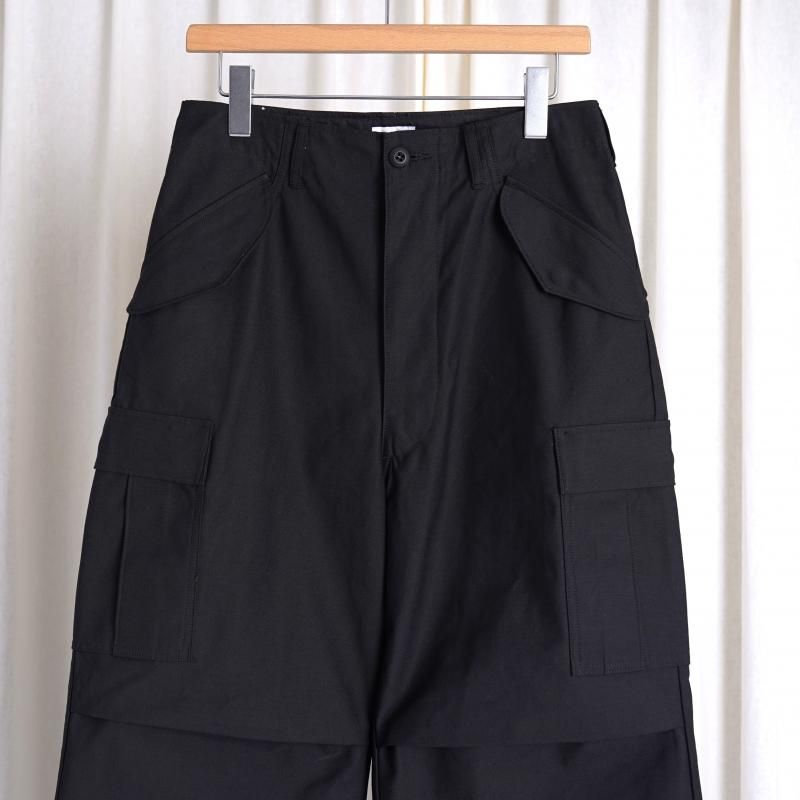 CIOTA  M-65 FIELD PANTS (SLUB YARN) / BLACK