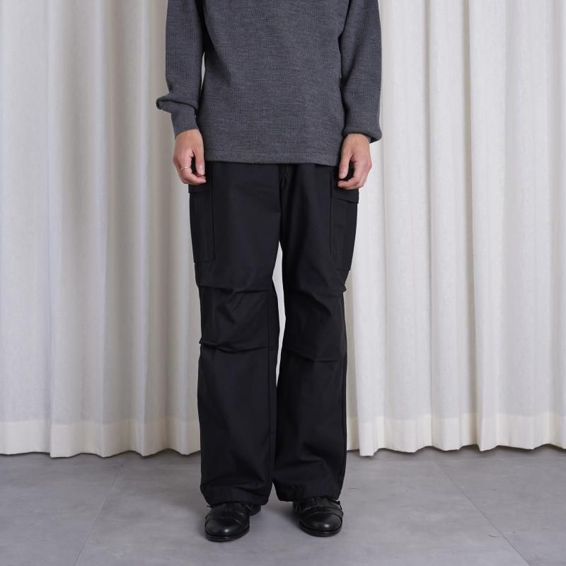 CIOTA  M-65 FIELD PANTS (SLUB YARN) / BLACK