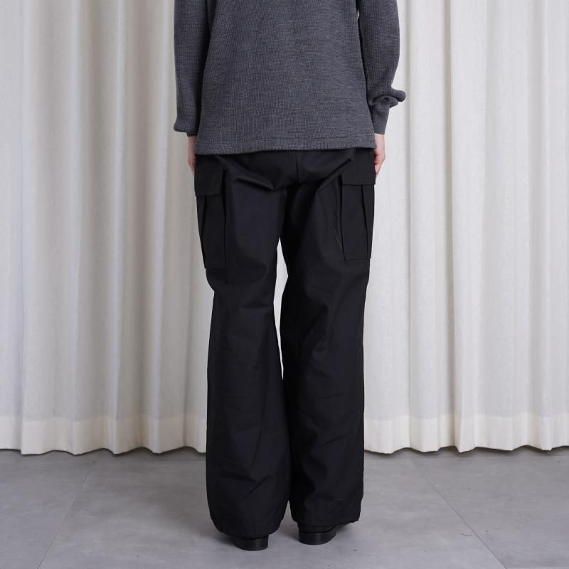 CIOTA  M-65 FIELD PANTS (SLUB YARN) / BLACK