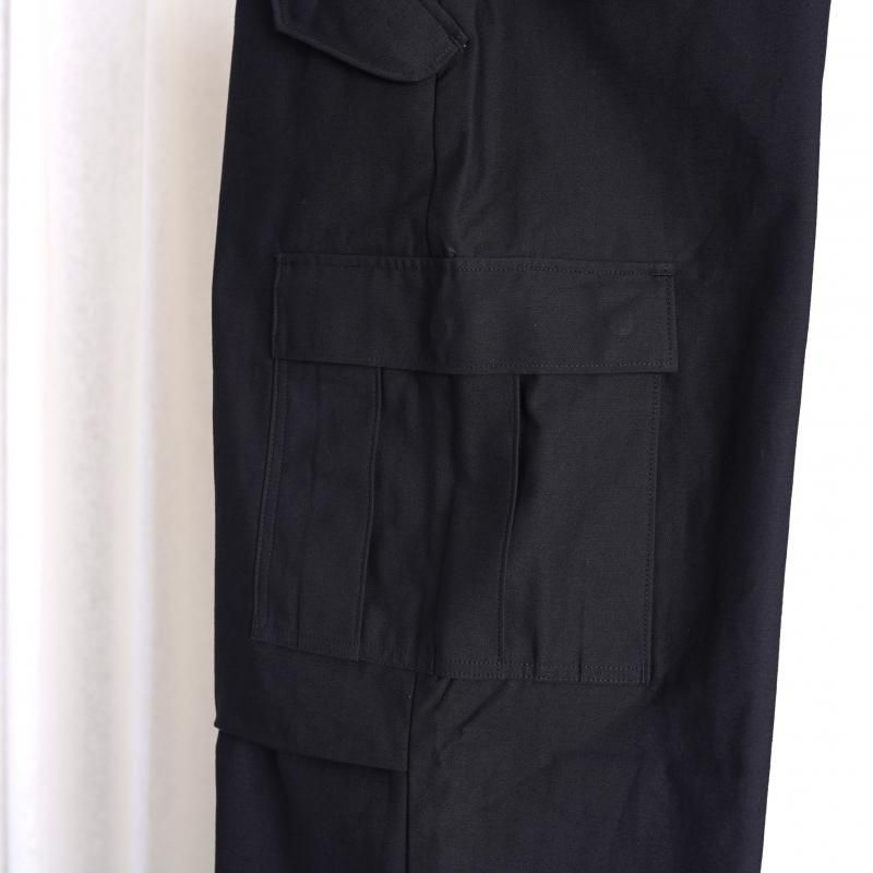 CIOTA  M-65 FIELD PANTS (SLUB YARN) / BLACK