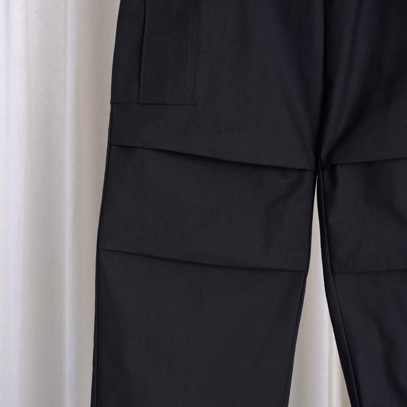 CIOTA  M-65 FIELD PANTS (SLUB YARN) / BLACK