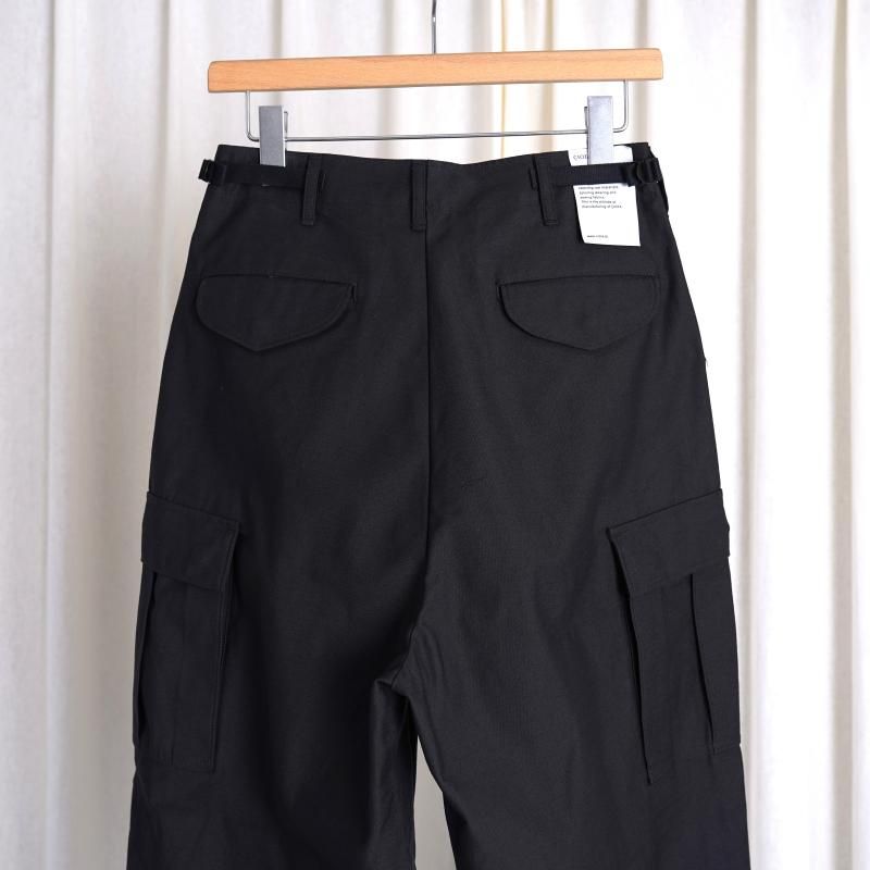 CIOTA  M-65 FIELD PANTS (SLUB YARN) / BLACK