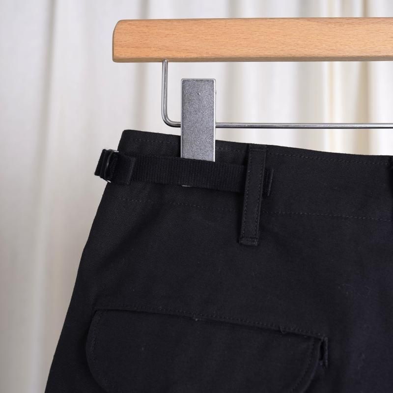CIOTA  M-65 FIELD PANTS (SLUB YARN) / BLACK