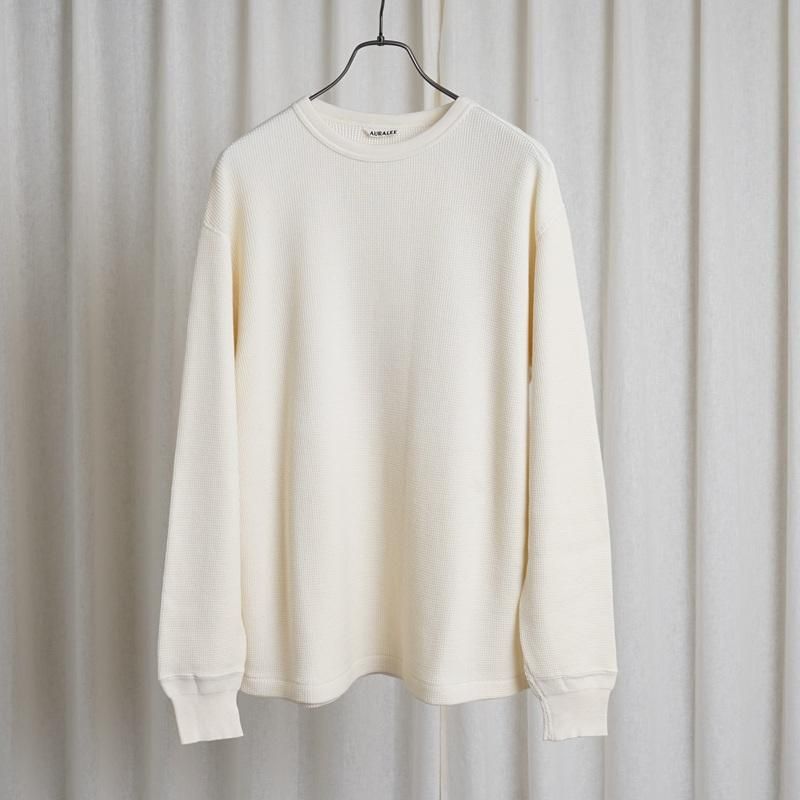AURALEE ꡼ WOOL COTTON THERMAL P/O / IVORY
