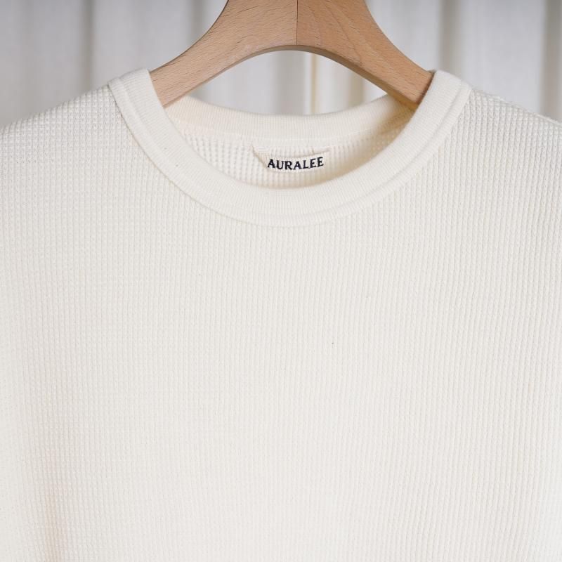 AURALEE ꡼ WOOL COTTON THERMAL P/O / IVORY
