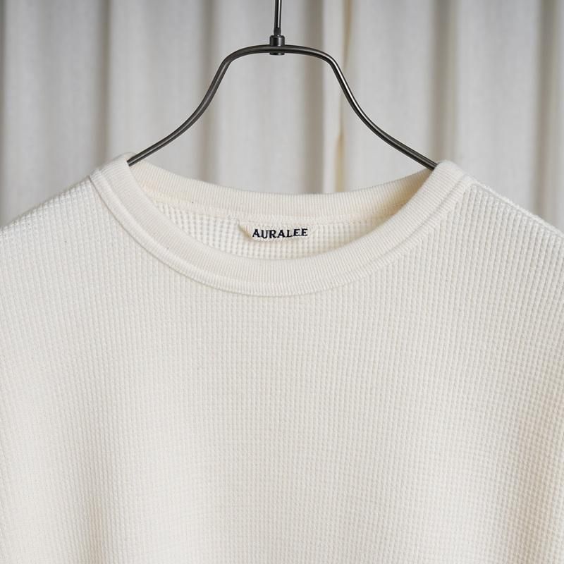 AURALEE ꡼ WOOL COTTON THERMAL P/O / IVORY
