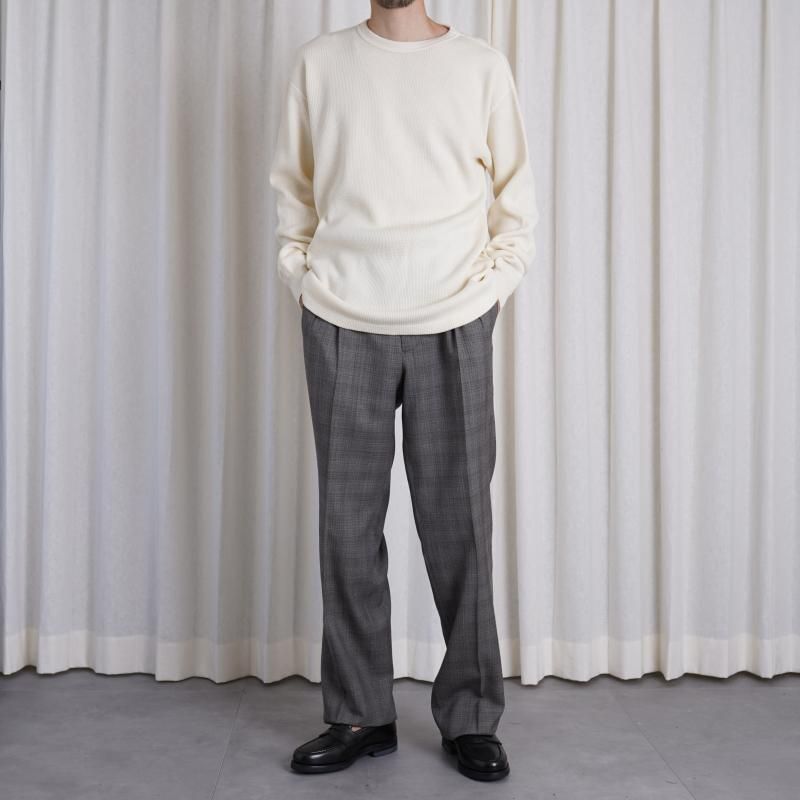 AURALEE ꡼ WOOL COTTON THERMAL P/O / IVORY
