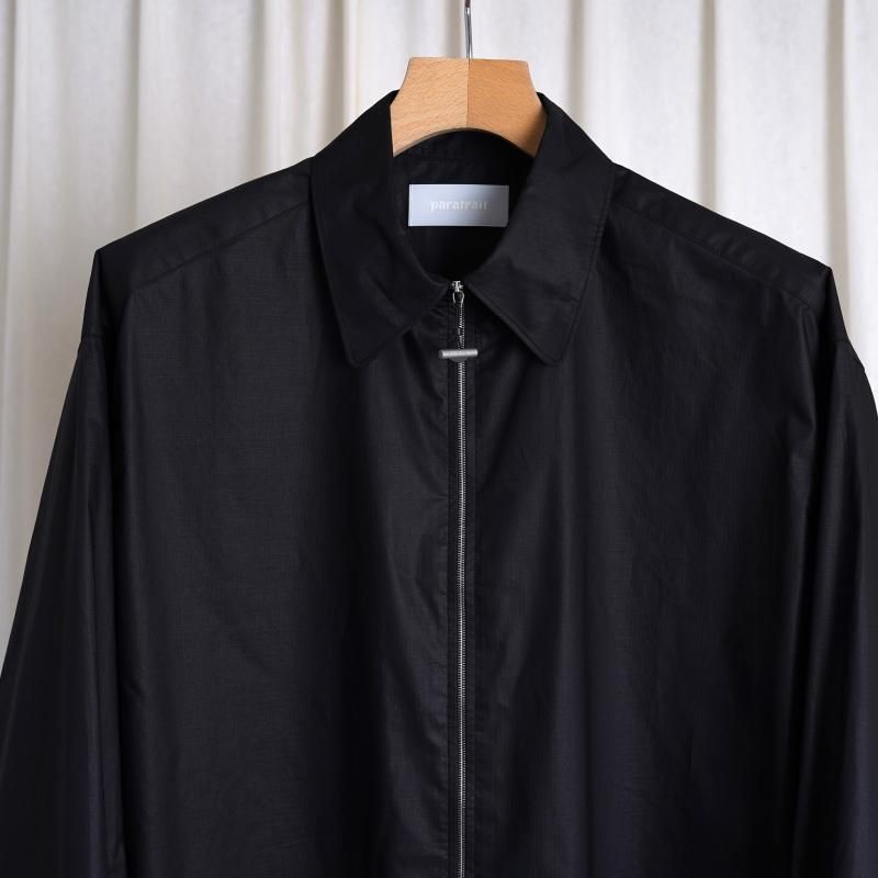 paratrait ѥȥ쥤ȡ  RIP ZIP SHIRT / BLACK
