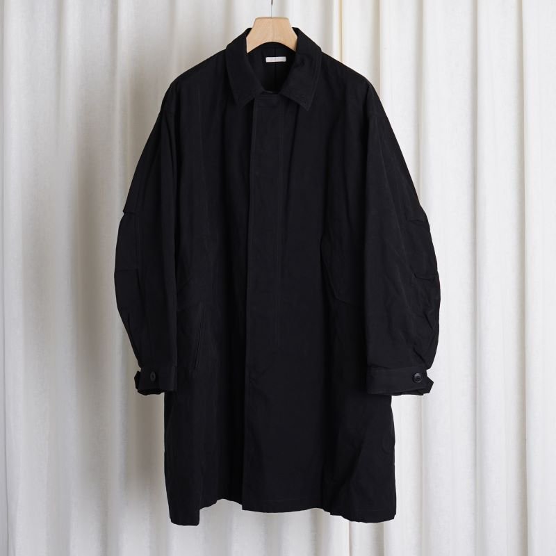  24A/W ULTERIOR ƥꥢ WAXED WEATHER BAL COLLAR FIELD COAT / BLACK