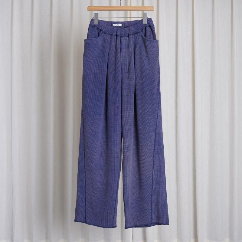 WAFFLE EASY PANTS [BLACK] | Urig